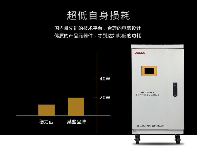 德力西高精度穩(wěn)壓器TND3-20KW(20000W) 液晶面板全自動單相穩(wěn)壓器 家用液晶面板交流穩(wěn)壓器 定制產(chǎn)品