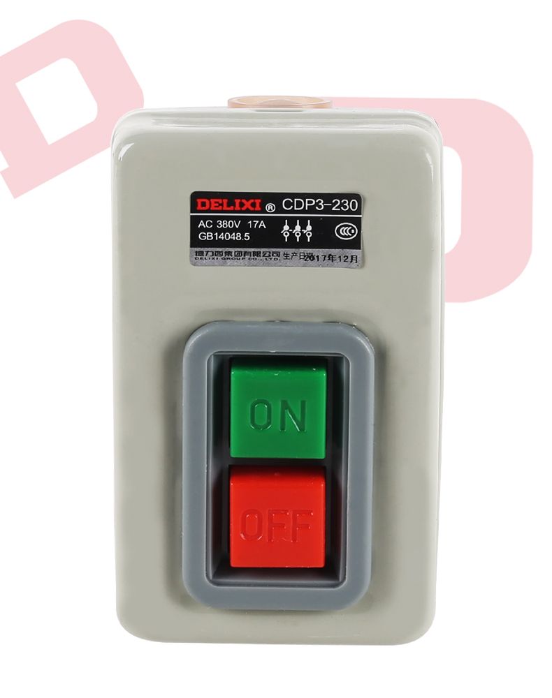 德力西動力押扣開關(guān)CDP3-230/BS230 切割機(jī)開關(guān) 電動機(jī)開關(guān) 通用型押扣開關(guān)