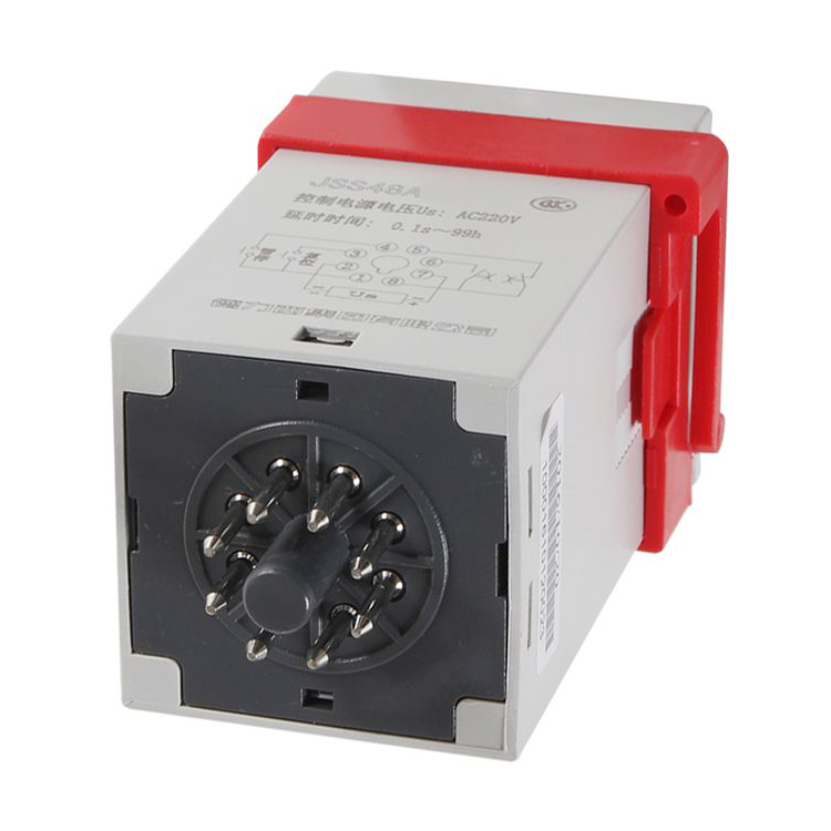 德力西時間繼電器 JSS48A-2Z 0.01S-99H99M 四位調(diào)節(jié) DH48A時間繼電器 時間繼電器8只腳帶底座