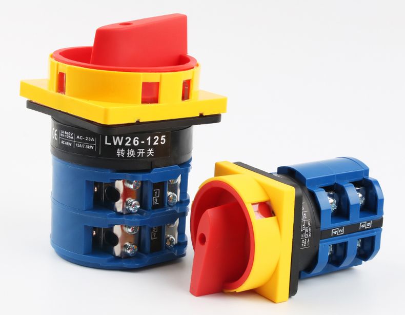 德力西掛鎖型萬能轉(zhuǎn)換開關LW26GS-20/04M1 20/04M2 銀觸點萬能轉(zhuǎn)換開關 掛鎖型電源切斷開關 定制產(chǎn)品