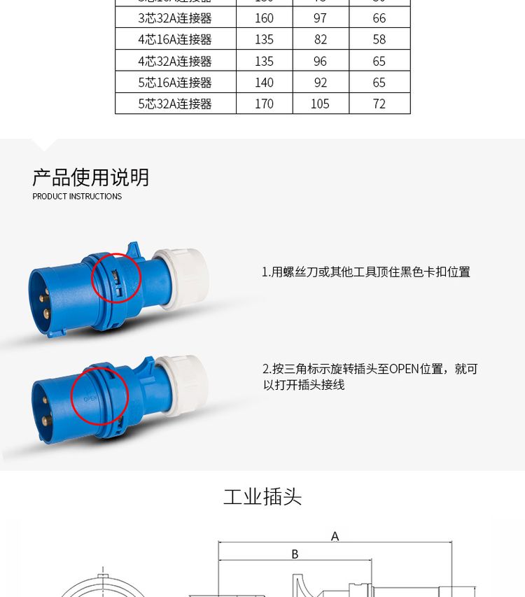德力西工業(yè)插座 工業(yè)插頭 IP44防水插頭防水插座